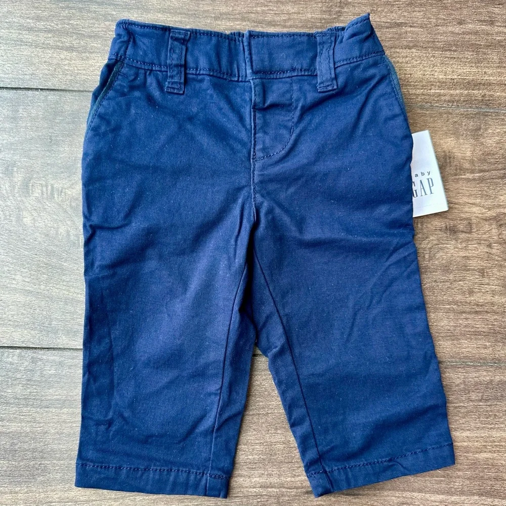 Baby Gap NWT Navy Blue Chino Pants - Size: 3-6 months